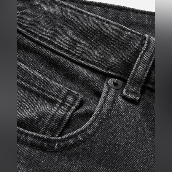 EVERLANE | Authentic Stretch Mid Rise Ankle Skinny Jeans Washed Black Women’s 31 - Picture 6 of 11